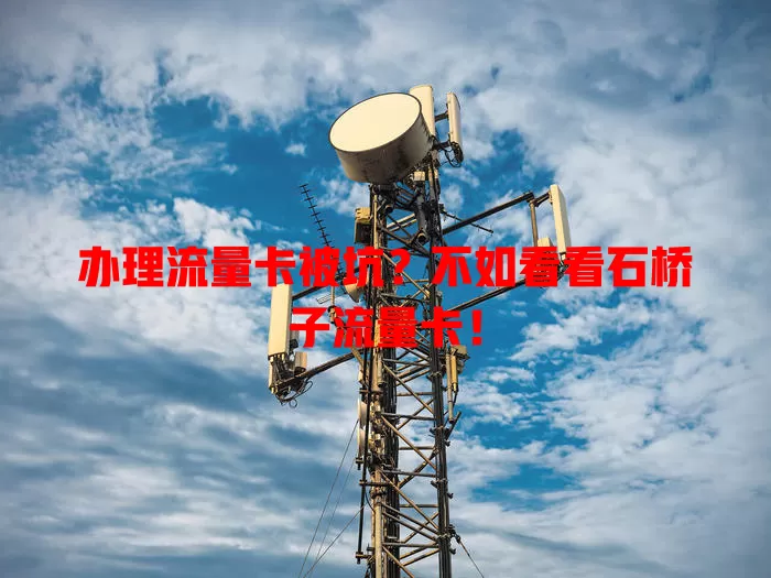 办理流量卡被坑？不如看看石桥子流量卡！