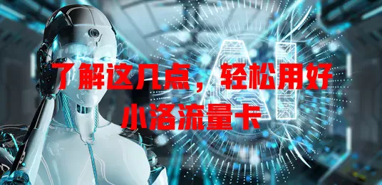了解这几点，轻松用好小洛流量卡