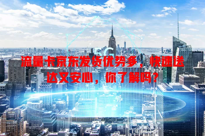 流量卡京东发货优势多，快速送达又安心，你了解吗？