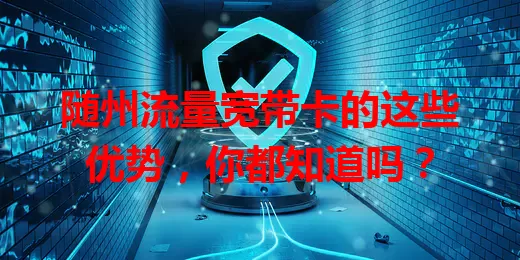 随州流量宽带卡的这些优势，你都知道吗？