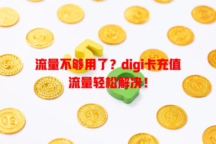 流量不够用了？digi卡充值流量轻松解决！