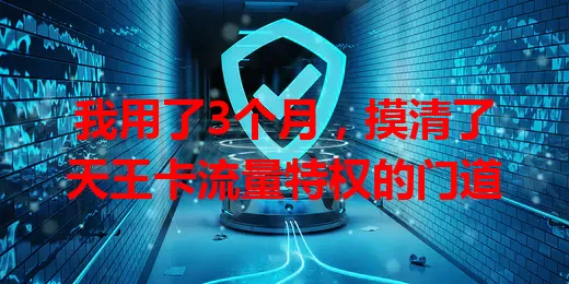 我用了3个月，摸清了天王卡流量特权的门道