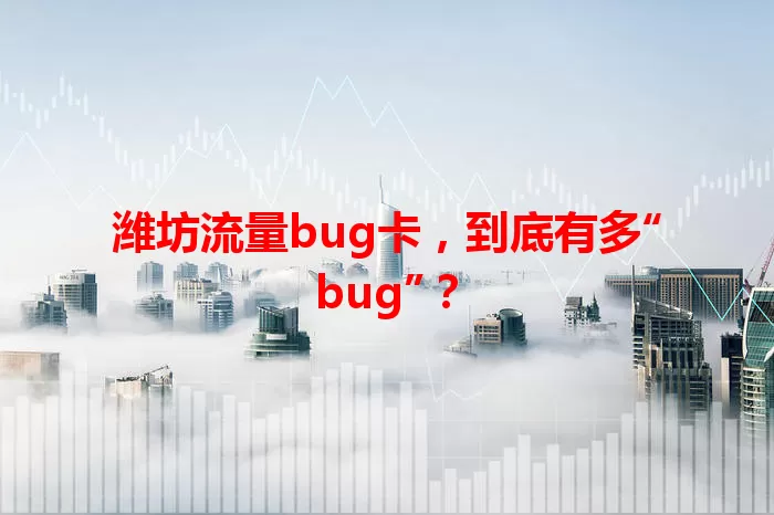 潍坊流量bug卡，到底有多“bug”？