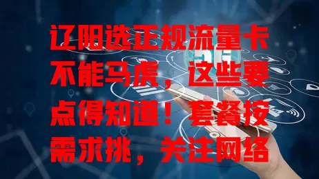 辽阳选正规流量卡不能马虎，这些要点得知道！套餐按需求挑，关注网络稳定性、费用及售后，综合考量才能畅享便捷网络，让流量卡助力生活工作