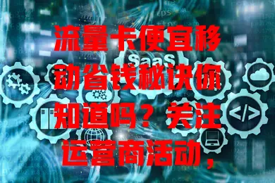 流量卡便宜移动省钱秘诀你知道吗？关注运营商活动，依需求选套餐，留意有效期与续约规则，还有合作套餐，多留意比较，就能挑到性价比高的流量卡，快行动！