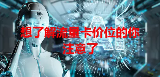 想了解流量卡价位的你注意了