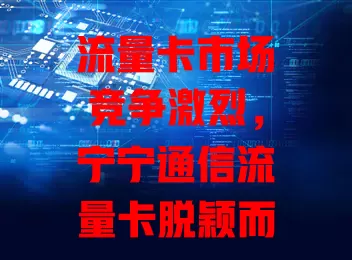 流量卡市场竞争激烈，宁宁通信流量卡脱颖而出？
