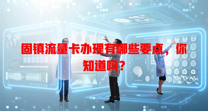 固镇流量卡办理有哪些要点，你知道吗？