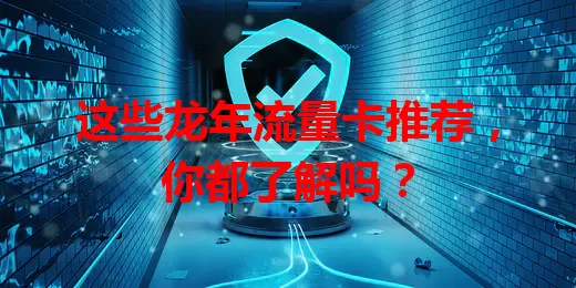 这些龙年流量卡推荐，你都了解吗？