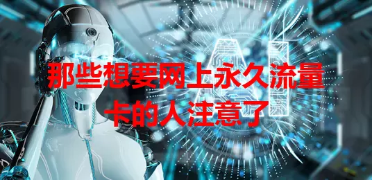 那些想要网上永久流量卡的人注意了