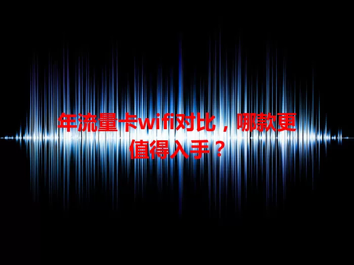 年流量卡wifi对比，哪款更值得入手？