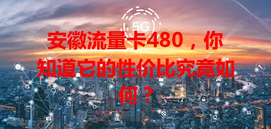 安徽流量卡480，你知道它的性价比究竟如何？