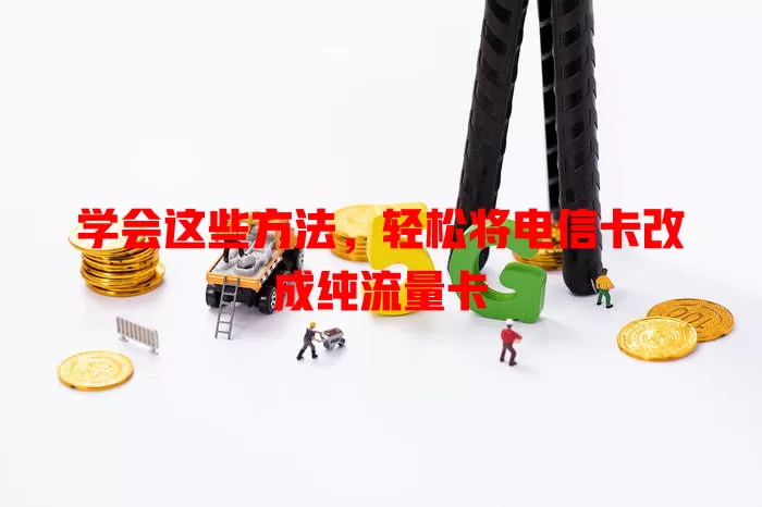 学会这些方法，轻松将电信卡改成纯流量卡