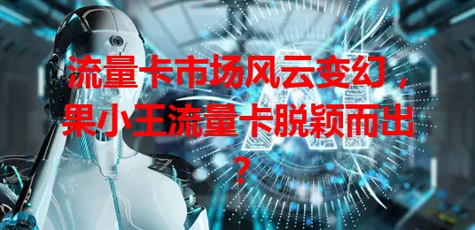 流量卡市场风云变幻，果小王流量卡脱颖而出？