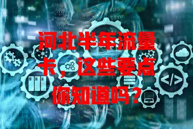 河北半年流量卡，这些要点你知道吗？