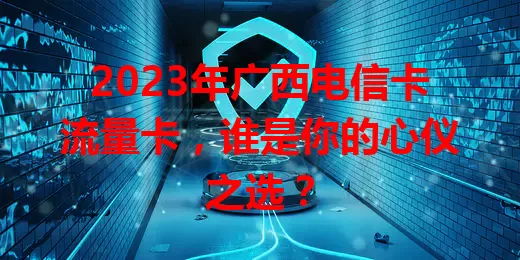2023年广西电信卡流量卡，谁是你的心仪之选？