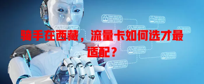 骑手在西藏，流量卡如何选才最适配？