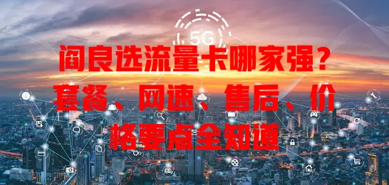 阎良选流量卡哪家强？套餐、网速、售后、价格要点全知道