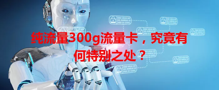 纯流量300g流量卡，究竟有何特别之处？