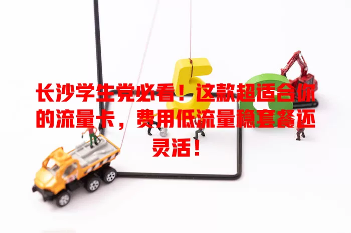长沙学生党必看！这款超适合你的流量卡，费用低流量稳套餐还灵活！