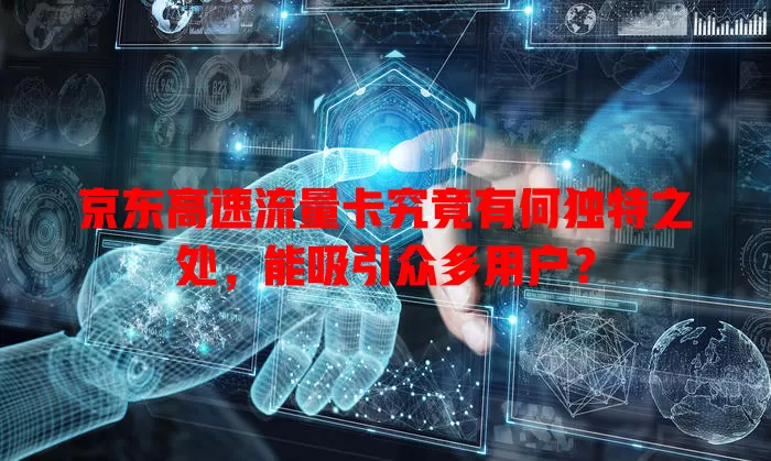 京东高速流量卡究竟有何独特之处，能吸引众多用户？