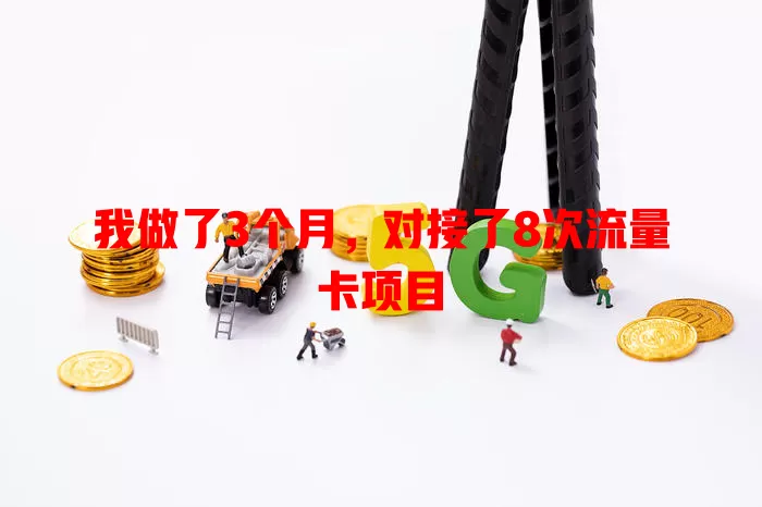 我做了3个月，对接了8次流量卡项目