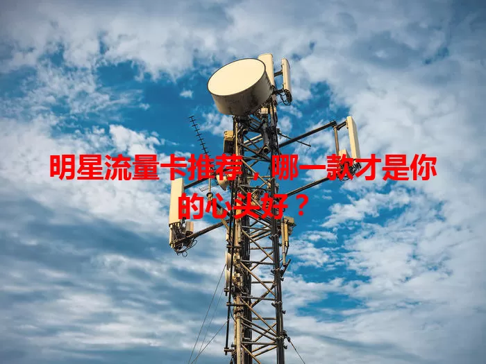 明星流量卡推荐，哪一款才是你的心头好？