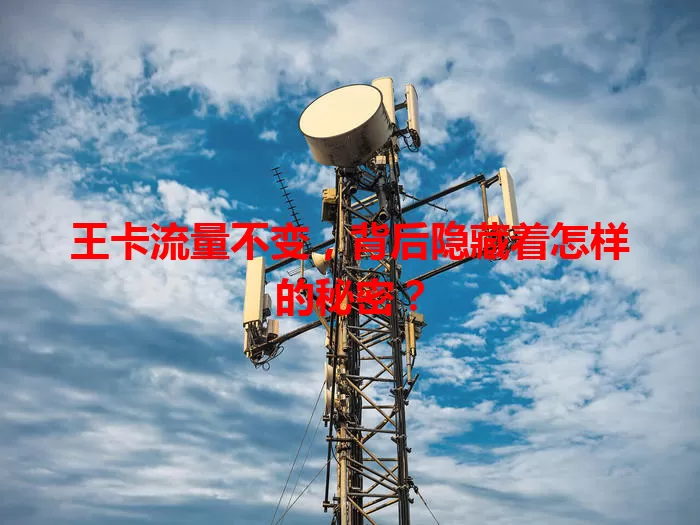 王卡流量不变，背后隐藏着怎样的秘密？