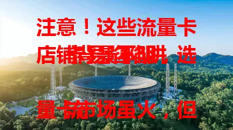 注意！这些流量卡店铺背景不明，选卡易陷陷阱

流量卡市场虽火，但部分店铺背景堪忧。无正规资质，团队实力差，夸大宣传，售后无门，甚至涉非法活动。选店要谨慎，深入了解背景，别因便宜就下单，以防权益受损