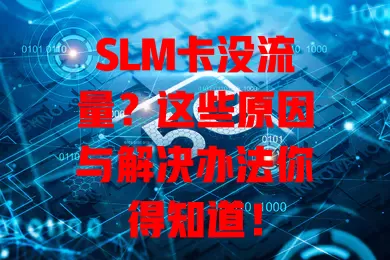 SLM卡没流量？这些原因与解决办法你得知道！