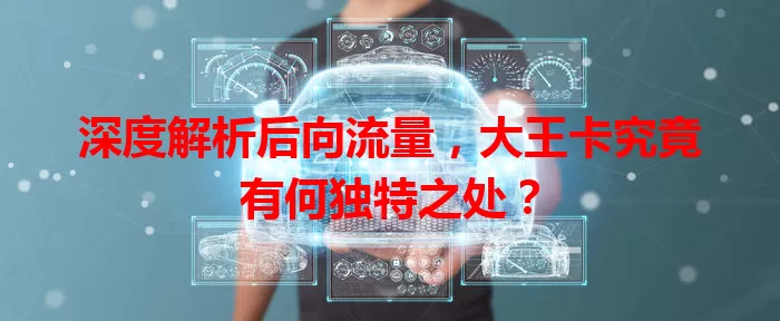 深度解析后向流量，大王卡究竟有何独特之处？