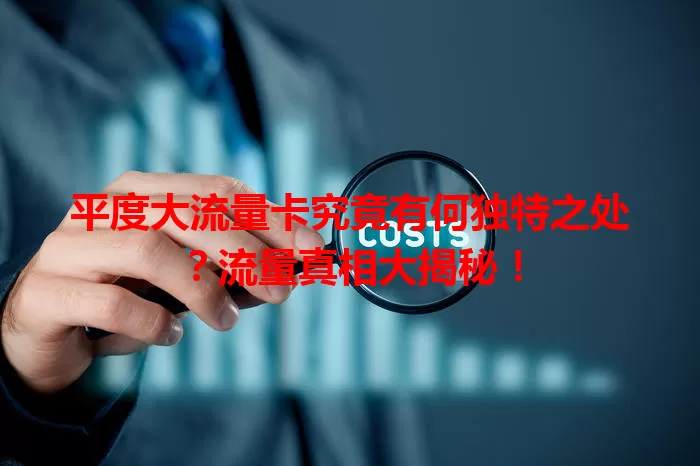 平度大流量卡究竟有何独特之处？流量真相大揭秘！