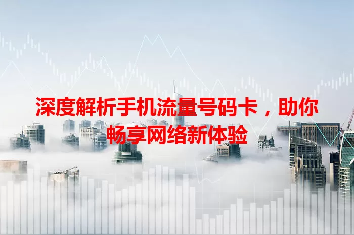 深度解析手机流量号码卡，助你畅享网络新体验