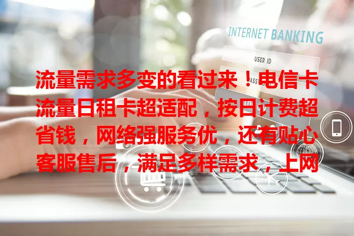 流量需求多变的看过来！电信卡流量日租卡超适配，按日计费超省钱，网络强服务优，还有贴心客服售后，满足多样需求，上网超轻松