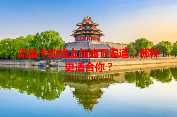 流量卡的线上与线下渠道，哪种更适合你？