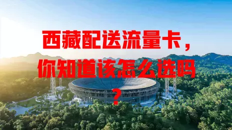 西藏配送流量卡，你知道该怎么选吗？