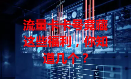 流量卡卡号竟藏这些福利，你知道几个？