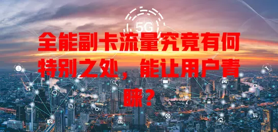 全能副卡流量究竟有何特别之处，能让用户青睐？