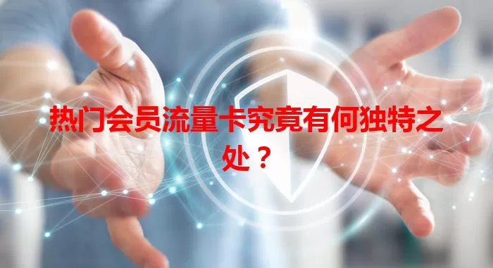 热门会员流量卡究竟有何独特之处？