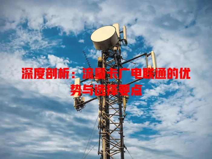 深度剖析：流量卡广电联通的优势与选择要点