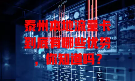 泰州本地流量卡到底有哪些优势，你知道吗？
