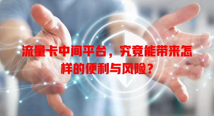 流量卡中间平台，究竟能带来怎样的便利与风险？