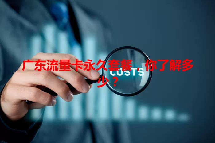 广东流量卡永久套餐，你了解多少？