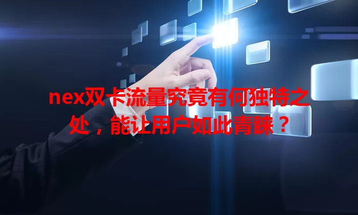 nex双卡流量究竟有何独特之处，能让用户如此青睐？