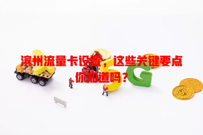 滨州流量卡设置，这些关键要点你知道吗？