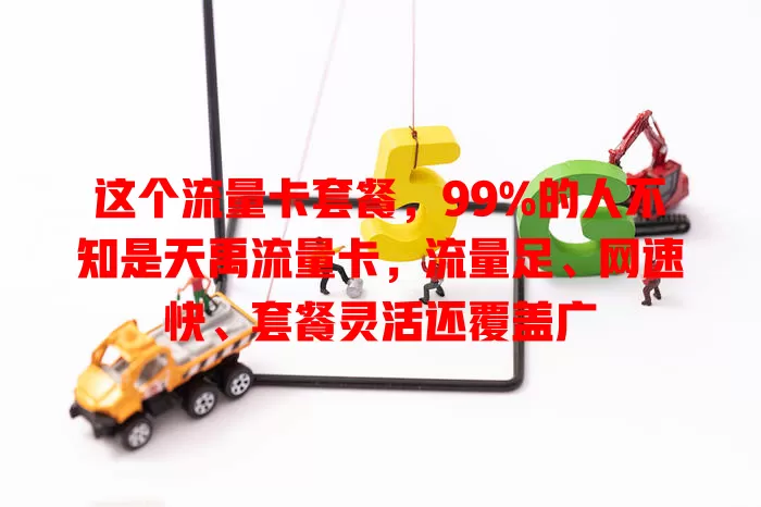 这个流量卡套餐，99%的人不知是天禹流量卡，流量足、网速快、套餐灵活还覆盖广