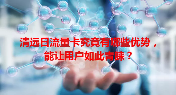 清远日流量卡究竟有哪些优势，能让用户如此青睐？