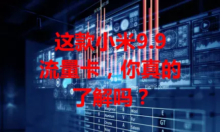 这款小米9.9流量卡，你真的了解吗？