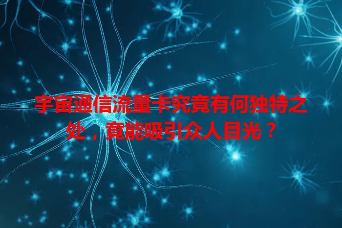 宇宙通信流量卡究竟有何独特之处，竟能吸引众人目光？