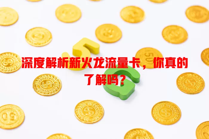 深度解析新火龙流量卡，你真的了解吗？